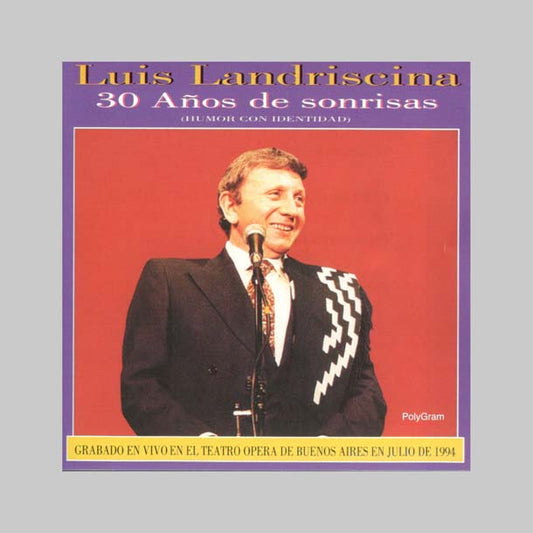 30 AÑOS DE SONRISAS - LANDRISCINA LUIS