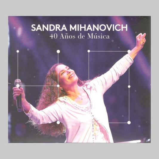 40 AÑOS DE MUSICA ( CD + DVD ) - MIHANOVICH SANDRA