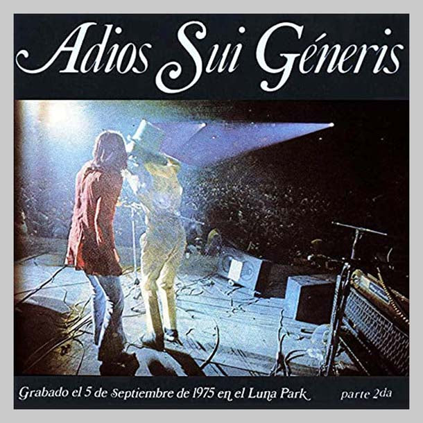 ADIOS SUI GENERIS 2 - SUI GENERIS