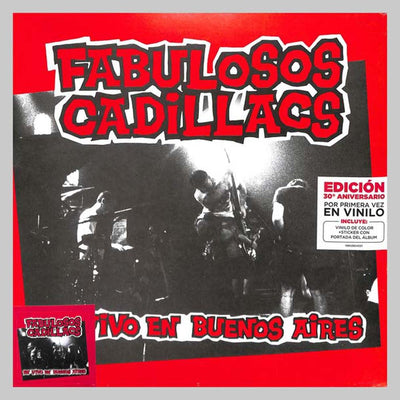 VINILO - EN VIVO BS AS (ANIVERSARIO 30 - FABULOSOS CADILLACS LOS